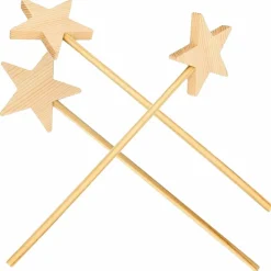 ARTEMIO - 3 baguettes magiques en bois 23 cm