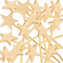 ARTEMIO - 15 baguettes magiques en bois 23 cm