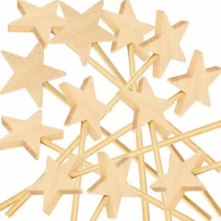 ARTEMIO - 12 baguettes magiques en bois 23 cm