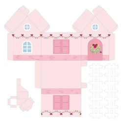 ARTEMIO - 14 feuilles patrons village souris 3d