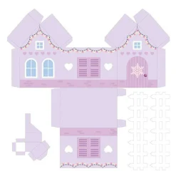 ARTEMIO - 14 feuilles patrons village souris 3d