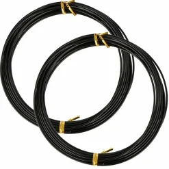 ARTEMIO - 2 fils d'aluminium 5 m x 1,5 mm - noir