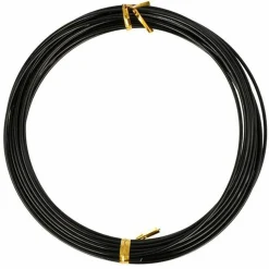 ARTEMIO - 2 fils d'aluminium 5 m x 1,5 mm - noir