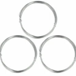 ARTEMIO - 3 fils en aluminium pour tricotin - 1,5 mm x 5 m