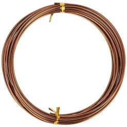 ARTEMIO - 5 fils en aluminium 5 m x 1,5 mm - bronze