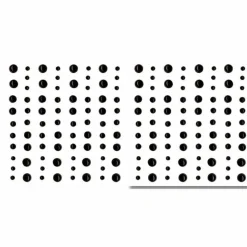 ARTEMIO - 160 perles adhésives noires
