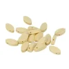ARTEMIO - 20 perles en bois pétales 20 x 10 mm