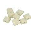 ARTEMIO - 8 perles en bois cabochon carré 10 x 4 mm