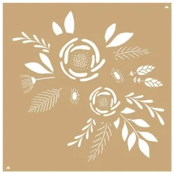 ARTEMIO - 2 pochoirs kraft i love you 20 x 20 cm