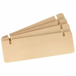 ARTEMIO - 2 présentoirs bois à 4 étagères 38 x 32 x 26 cm