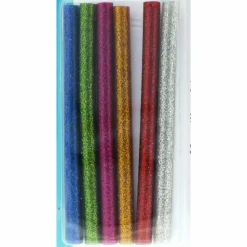 ARTEMIO - 24 recharges pistolet à colle 7 mm - paillettes