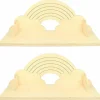 ARTEMIO - 2 étagères en bois arc-en-ciel 40 cm