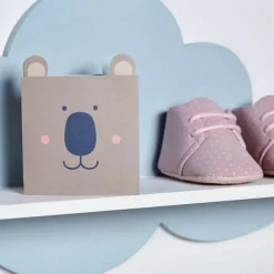 ARTEMIO - 2 étagères en bois nuage 39 cm