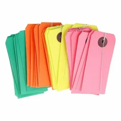 ARTEMIO - 200 étiquettes de couleur avec fil métallique