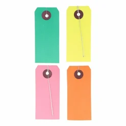 ARTEMIO - 200 étiquettes de couleur avec fil métallique