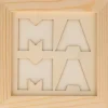 ARTEMIO - Cadre en bois à décorer motif Mama