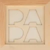 ARTEMIO - Cadre en bois à décorer motif Papa