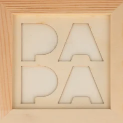 ARTEMIO - Cadre en bois à décorer motif Papa