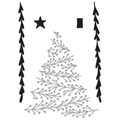 ARTEMIO - Matrice de découpe et d'embossage 9,5 cm - sapin