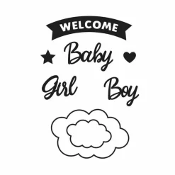 ARTEMIO - Matrices de découpe - welcome baby