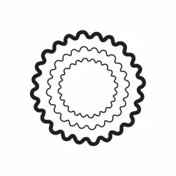 ARTEMIO - Matrices de découpe - mini cercles festonnés