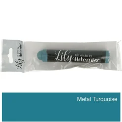 ARTEMIO - Pastel à l'huile - métal turquoise