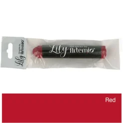 ARTEMIO - Pastel à l'huile - rouge