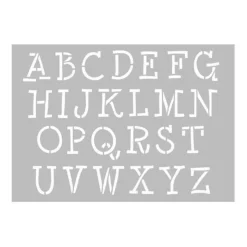 ARTEMIO - Pochoir à lettres majuscules