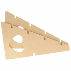 ARTEMIO - Présentoir bois à 4 étagères 38 x 32 x 26 cm