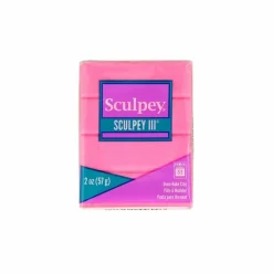 ARTEMIO - Pâte polymère sculpey 57 g - rose pailleté