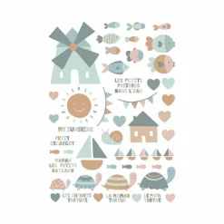 ARTEMIO - Rub'on stickers a5 jolies comptines