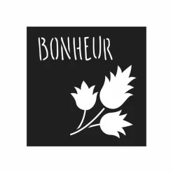 ARTEMIO - Set 12 pochoirs 9 x 9 cm - jardin