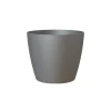 ARTEVASI - Cache-pot d'intérieur en plastique San Remo anthracite Ø14cm