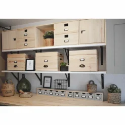 ASTIGARRAGA - Boîte de rangement en pin massif avec couvercle taille 3