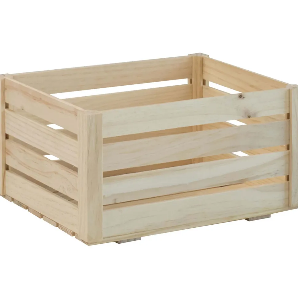 ASTIGARRAGA - Caisse de rangement en pin massif home box moyenne