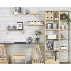 ASTIGARRAGA - Mini rangement bloc en pin brut avec tiroirs 6 tiroirs m2