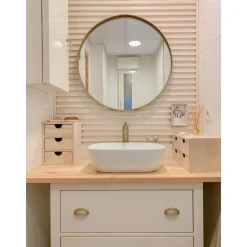 ASTIGARRAGA - Mini rangement bloc en pin brut avec tiroirs 6 tiroirs m2