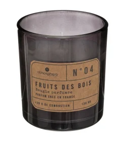ATMOSPHERA - Bougie parfumée fruits des bois pot en verre 130 g - anti-odeurs de la maison