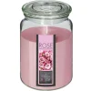 ATMOSPHERA - Bougie parfumée rose pot en verre 510 g
