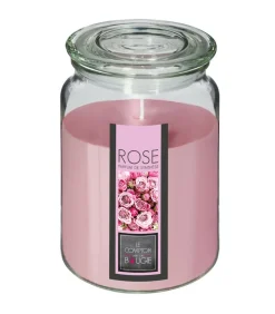 ATMOSPHERA - Bougie parfumée rose pot en verre 510 g