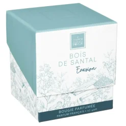 ATMOSPHERA - Bougie parfumée bois de santal pot en verre 210 g