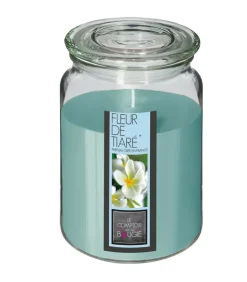 ATMOSPHERA - Bougie parfumée fleur de tiaré pot en verre 510 g