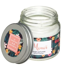 ATMOSPHERA - Bougie parfumée monoï pot en verre avec couvercle 65 g