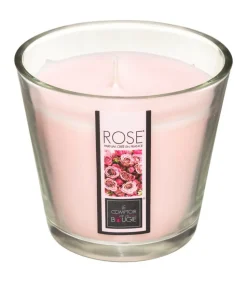 ATMOSPHERA - Bougie parfumée rose pot en verre 190 g