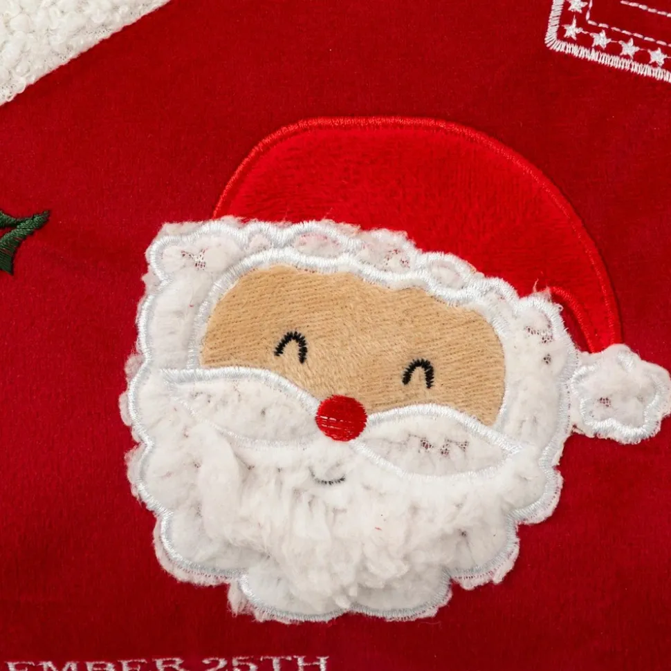 ATMOSPHERA - Coussin lettre au père noël - 50 x 30 cm - blanc et rouge