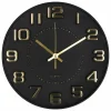 ATMOSPHERA - Horloge chiffres 3d - diam 30 cm - noir