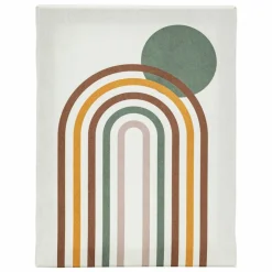 ATMOSPHERA - Lot de 5 toiles imprimées soleil - multicolore