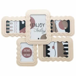 ATMOSPHERA - Pêle-mêle 5 photos wavy - beige