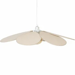 ATMOSPHERA - Suspension en lin fleur - diam 72 cm - beige