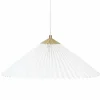 ATMOSPHERA - Suspension plissée - h. 49 cm - blanc